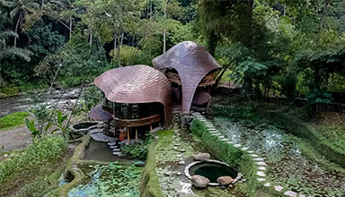 马来西亚：河湾 竹屋 竹建筑